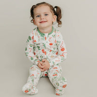 Zip-Up Footie Pajama - Elf