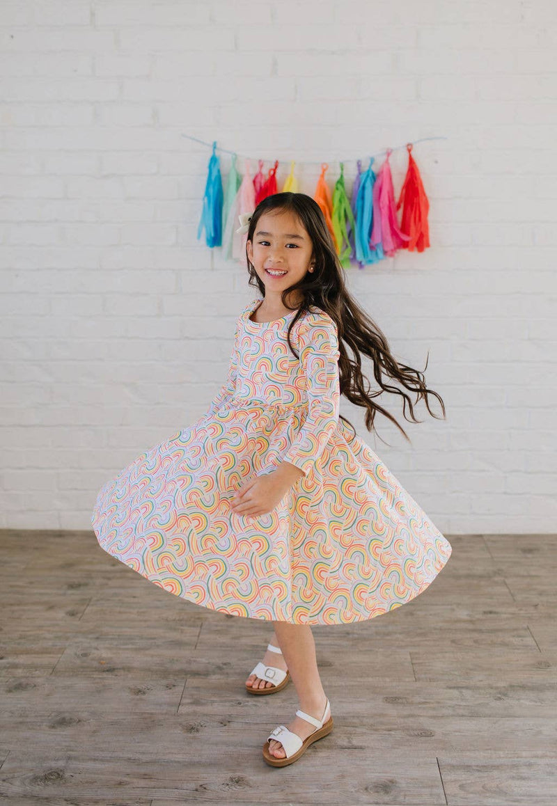 Ollie Jay Gwendolyn Dress in Primary Rainbow
