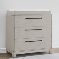 Simmons Kids Rustic 3-Drawer Dresser with Interlocking Drawers