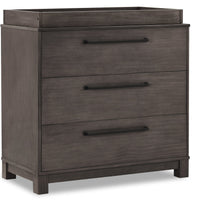 Simmons Kids Rustic 3-Drawer Dresser with Interlocking Drawers