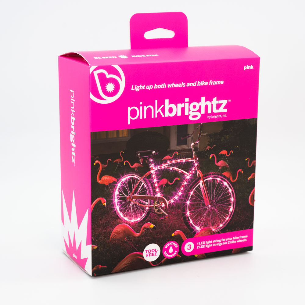 Brightz Pink Bike Lights Combo- 2 Wheels & 1 Cosmic by Brightz #L1505