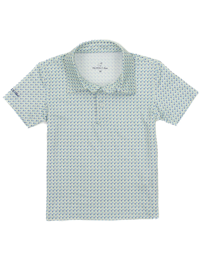 Properly Tied Lucky Duck Inlet Polo | Marlin