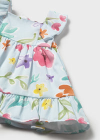 Mayoral Newborn Girl Printed Dress with Bloomers | Hawaii
