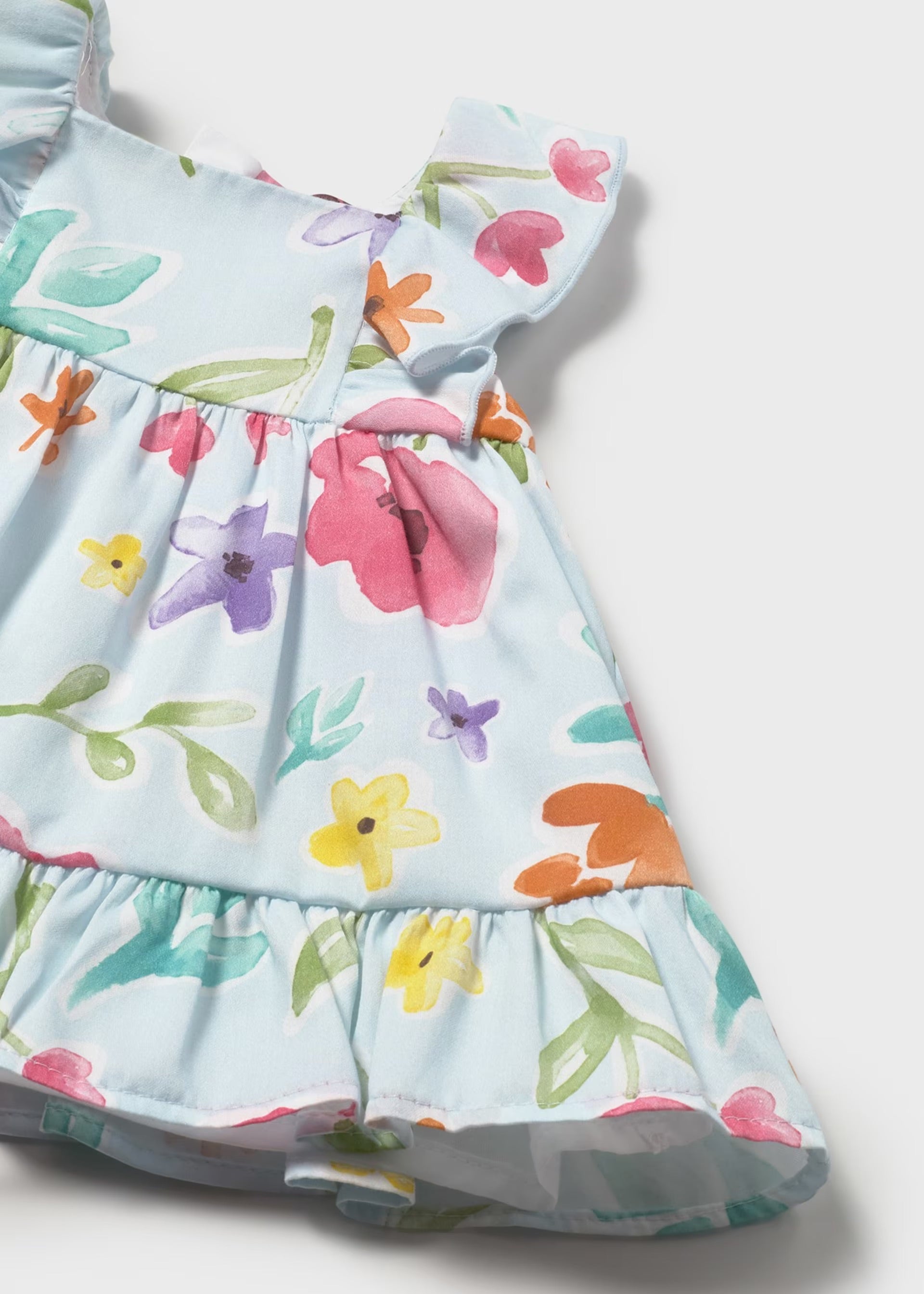 Mayoral Newborn Girl Printed Dress with Bloomers | Hawaii