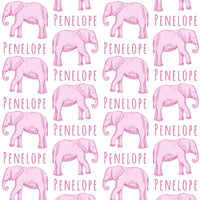 Sugar + Maple Personalized Bib | Elephant