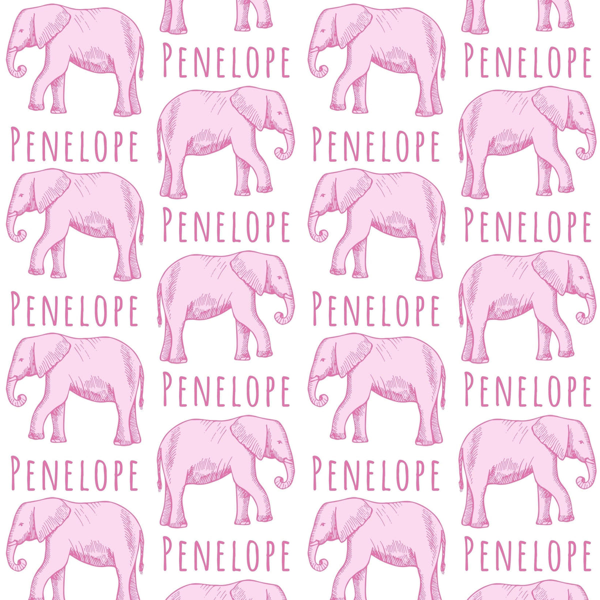 Sugar + Maple Personalized Bib | Elephant