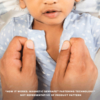 Magnetic Me Pin Dot Pink Modal Magnetic Parent Favorite Footie With Ruffles