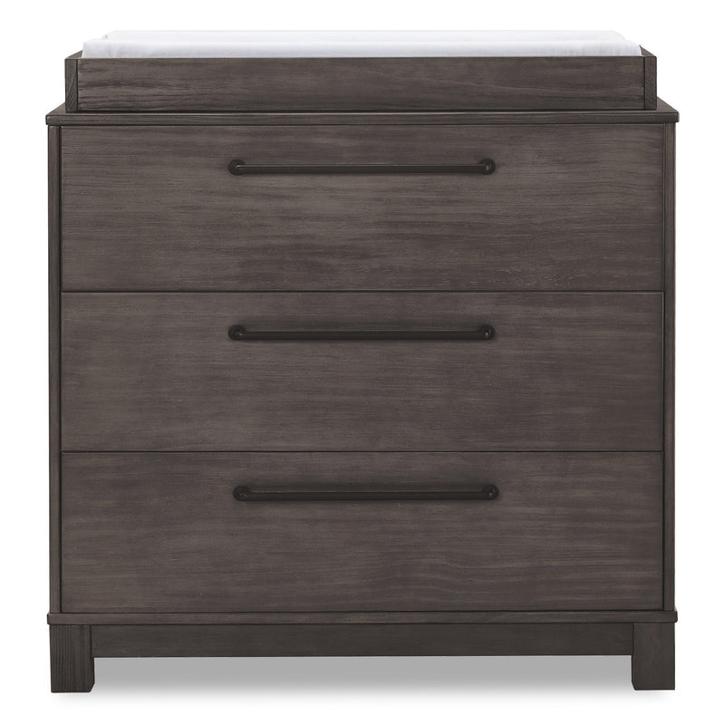 Simmons Kids Rustic 3-Drawer Dresser with Interlocking Drawers