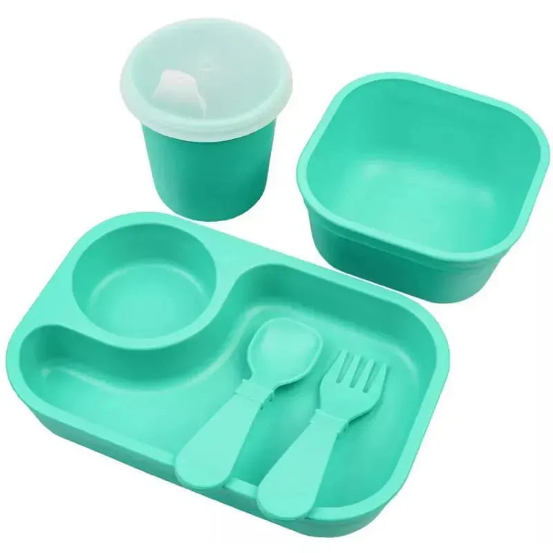 Re-Play 5-Pack Tiny Dining Set Feeding Supplies for Babies and Toddlers