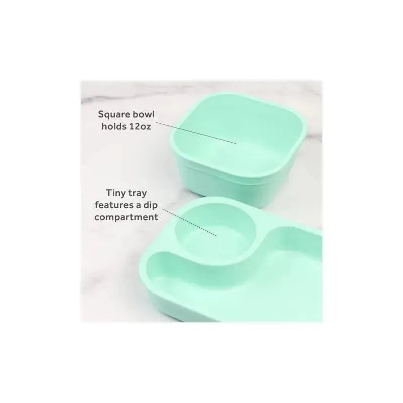 Re-Play 5-Pack Tiny Dining Set Feeding Supplies for Babies and Toddlers