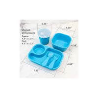 Re-Play 5-Pack Tiny Dining Set Feeding Supplies for Babies and Toddlers