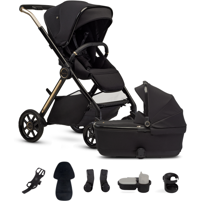 Silver Cross Reef 2 Stroller Accessory Bundle + Bassinet