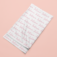 Sugar + Maple Stretchy Blanket | Repeating Name