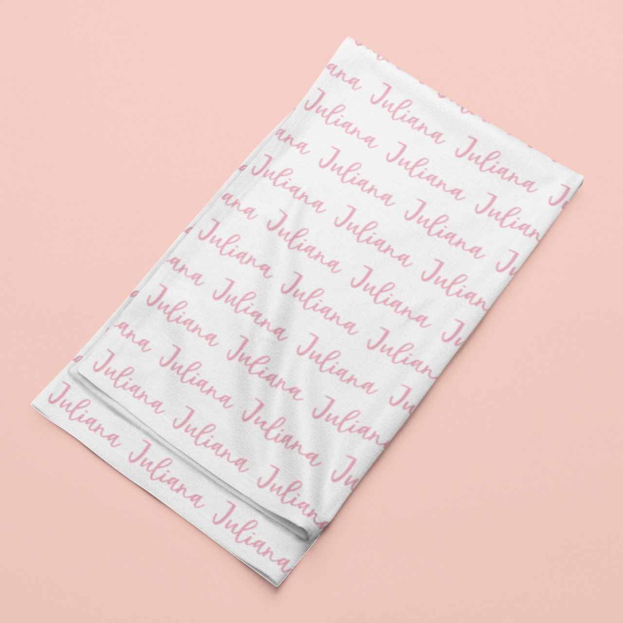 Sugar + Maple Stretchy Blanket | Repeating Name