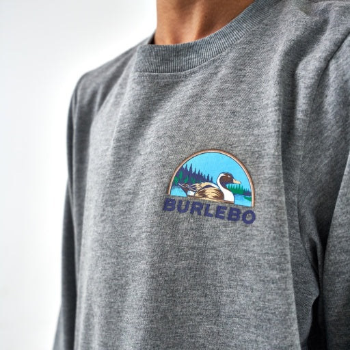Burlebo Youth Tee | Field Companion Dark Heather Grey