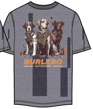 Burlebo Youth Short Sleeve Tee | Dark Heather Grey