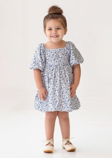 Mabel + Honey Blue Bell Dress