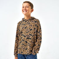 Burlebo Youth Thermal Hoodie | Gauge Camo
