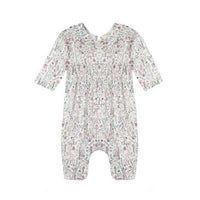 Mabel + Honey Soft Meadow Romper | Purple