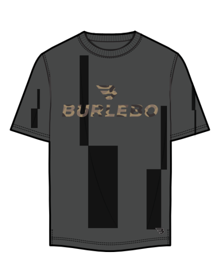 Burlebo Youth Go To Tee | Gun Metal Grey & Gauge Camo
