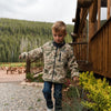 Burlebo Toddler Sherpa Full Zip Jacket | Alpine Camo