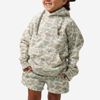 Burlebo Youth Vintage Washed Hoodie | Classic Deer Camo