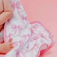 Copper Pearl Premium Baby Knit Hooded Towel | Bow My Gosh