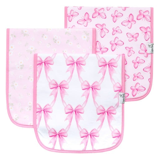 Copper Pearl 3 Pack Premium Burp Cloths | Bow My Gosh