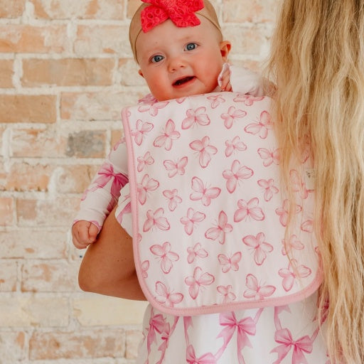 Copper Pearl 3 Pack Premium Burp Cloths | Bow My Gosh