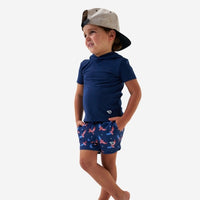 Burlebo Youth Swim Trunk | Jumbo Usa Eagle