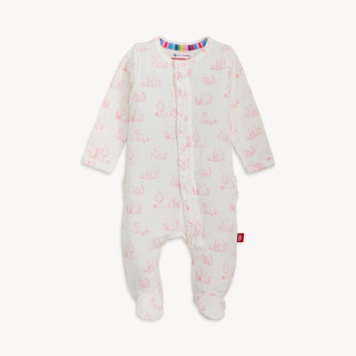 Magnetic Me Sweeter Than Hunny Magnetic Footie with Ruffle