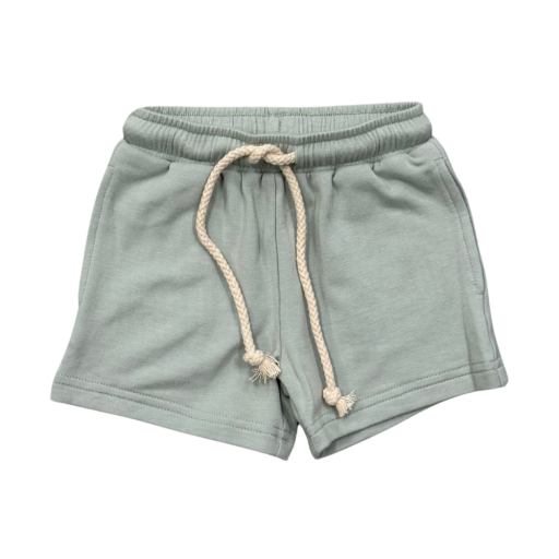Babysprouts Clothing Company Boy's Everyday Shorts | Aqua Grey