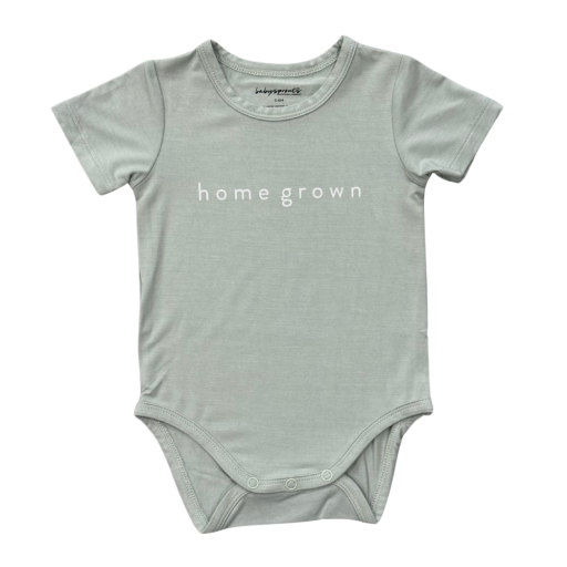 Babysprouts Clothing Company Baby Short Sleeve Bodysuit | Home Grown