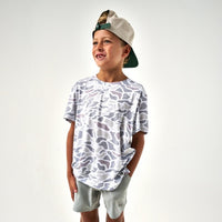Burlebo Youth | Go To Tee White Camo