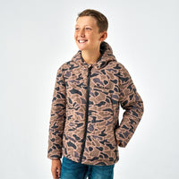 Burlebo Youth Puffer Jacket | Gauge Camo