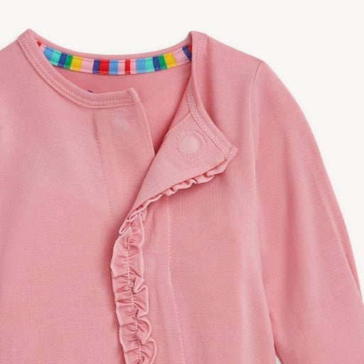 Magnetic Me Tickled Pink Modal Footie With Ruffles