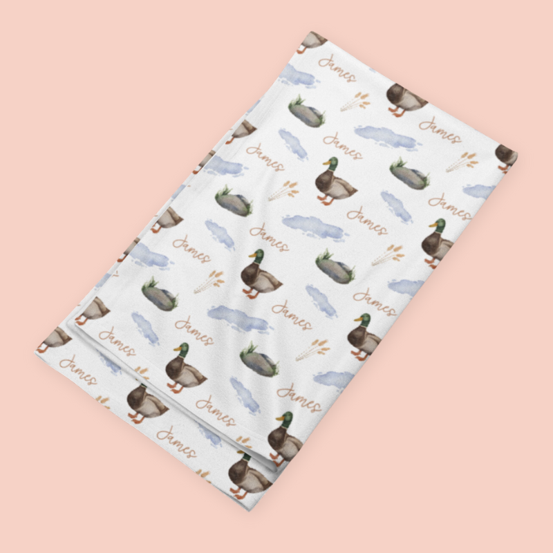 Sugar + Maple Stretchy Blanket | Many Mallards
