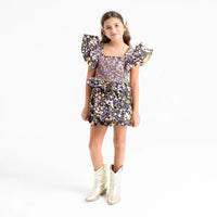 Tyler Tween Outfit Set - Black Daisy