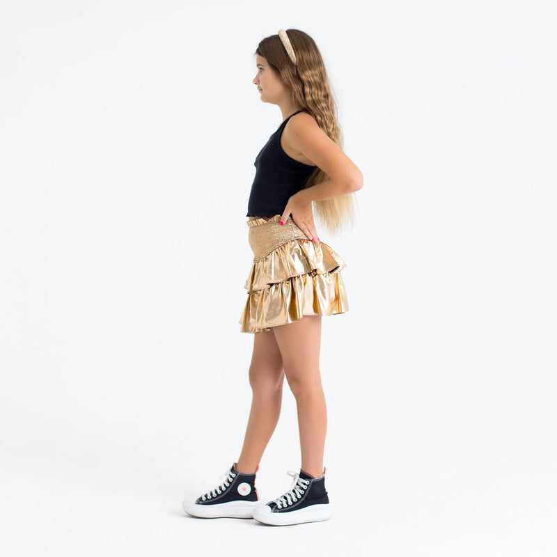 Brookie Bronze Tween Skort