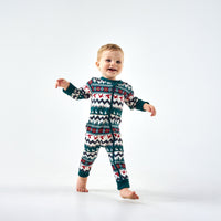 Burlebo Baby Zip Up | Christmas
