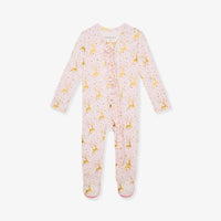 Posh Peanut Ryleigh Footie Ruffled Zippered One Piece