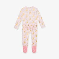 Posh Peanut Ryleigh Footie Ruffled Zippered One Piece