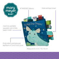 Mary Meyer Taggies Drax Dragon Soft Book