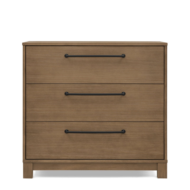 Simmons Kids Rustic 3-Drawer Dresser with Interlocking Drawers