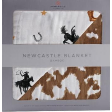 Newcastle Classics Cowboys & Cowhide Blanket