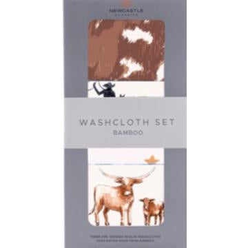 Newcastle Classics On the Range Washcloth Set (3-Pack)