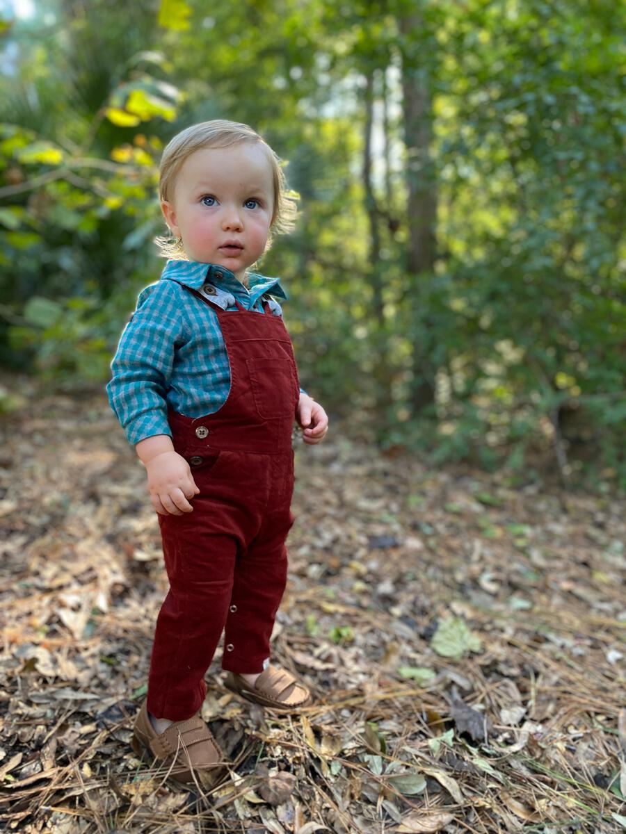 Jellico Woven overalls Red