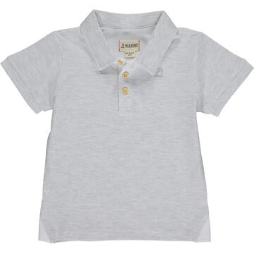 Me & Henry Starboard Polo | Grey Pique