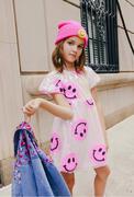 Lola + The Boys Pinkie Happy Emoji Dress