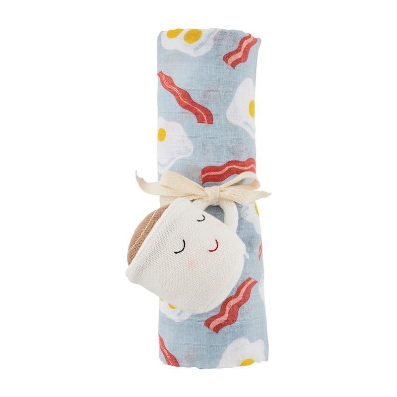 COFFEE RATTLE AND SWADDLE SET